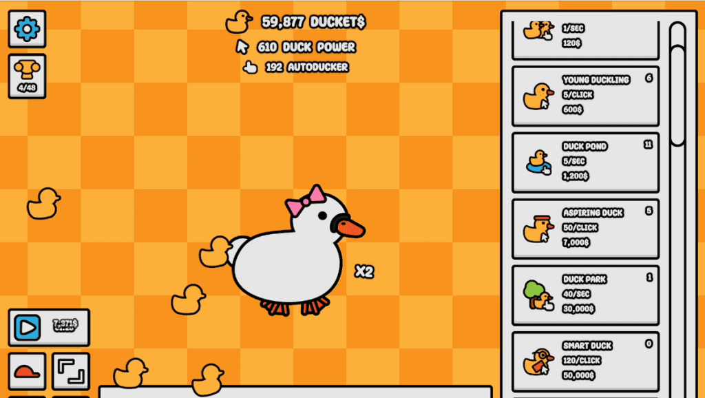 Duck Duck Clicker